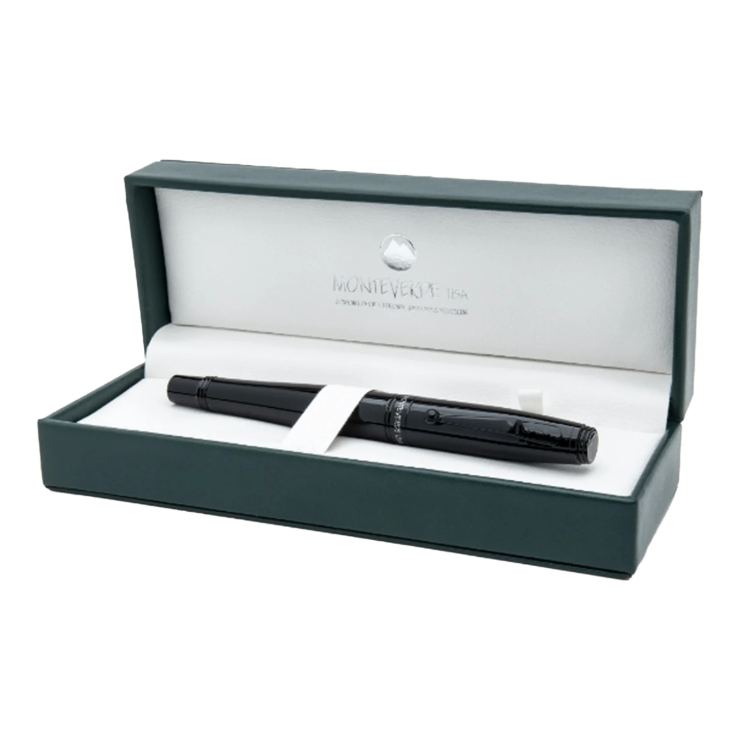 Monteverde Invincia Fountain Pen - Stealth Black