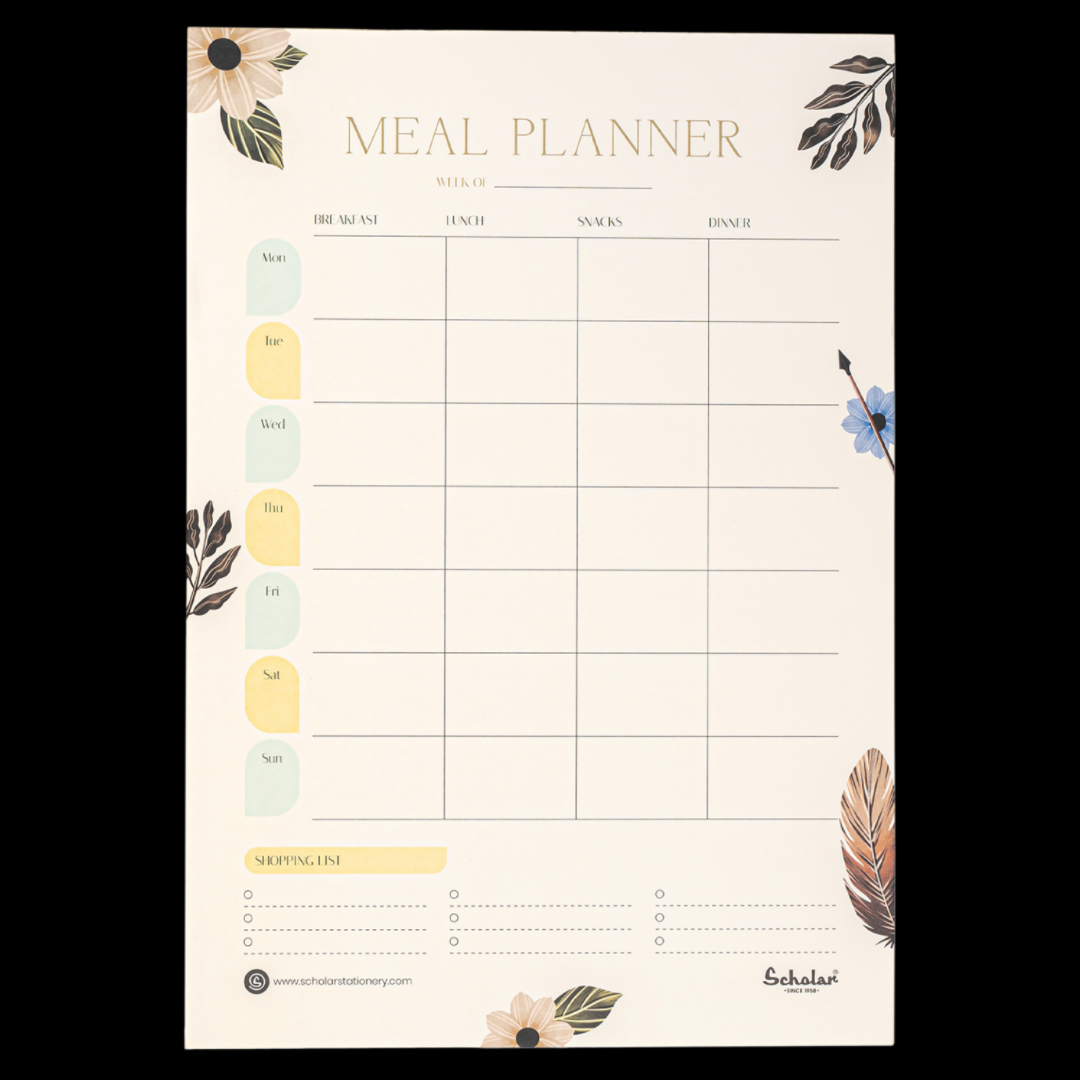 Scholar Meal Planner Vertical