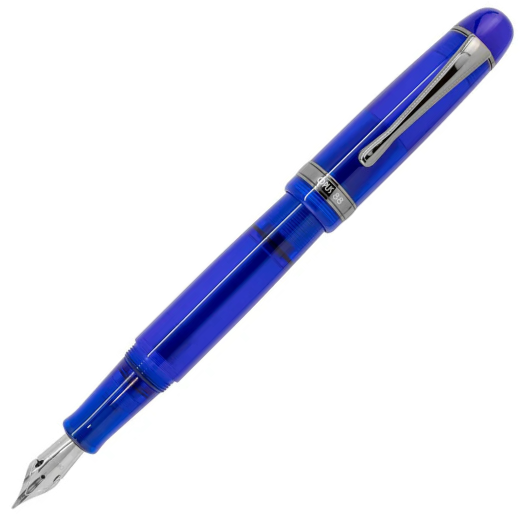 Opus 88 Jazz Transparent Blue Fountain Pen