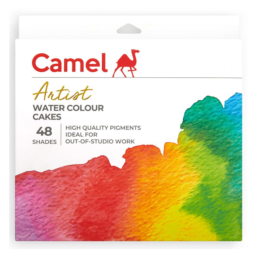 Camel Artist Water Colour Cakes 48 Shades