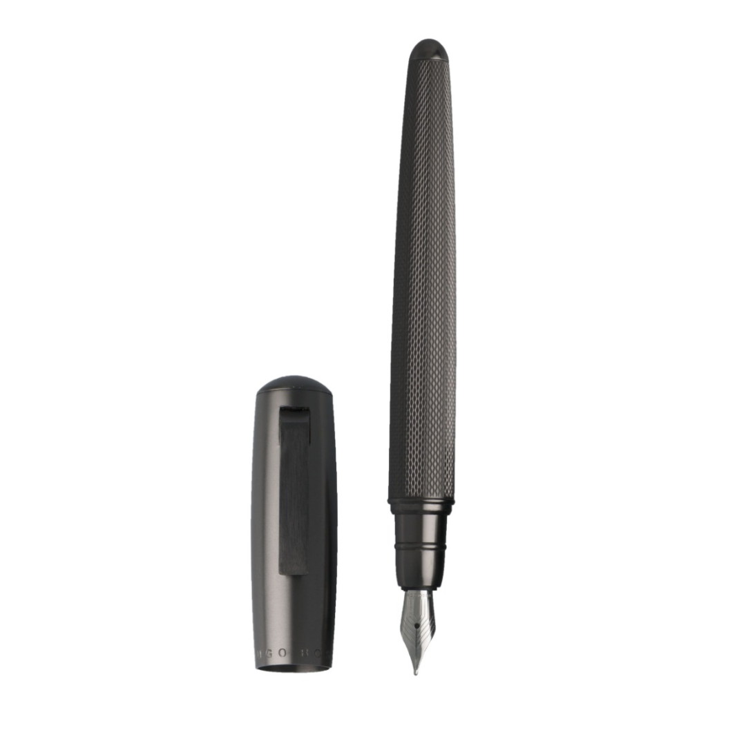 Hugo Boss Pure Dark Chrome Fountain Pen