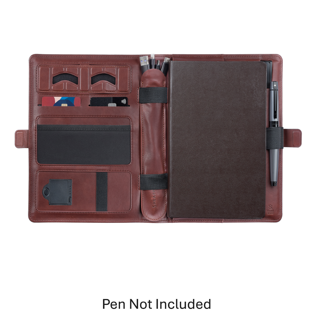 Sheaffer Superbook 1200mAh Powerbank Organizer - Brown (with pendrive)