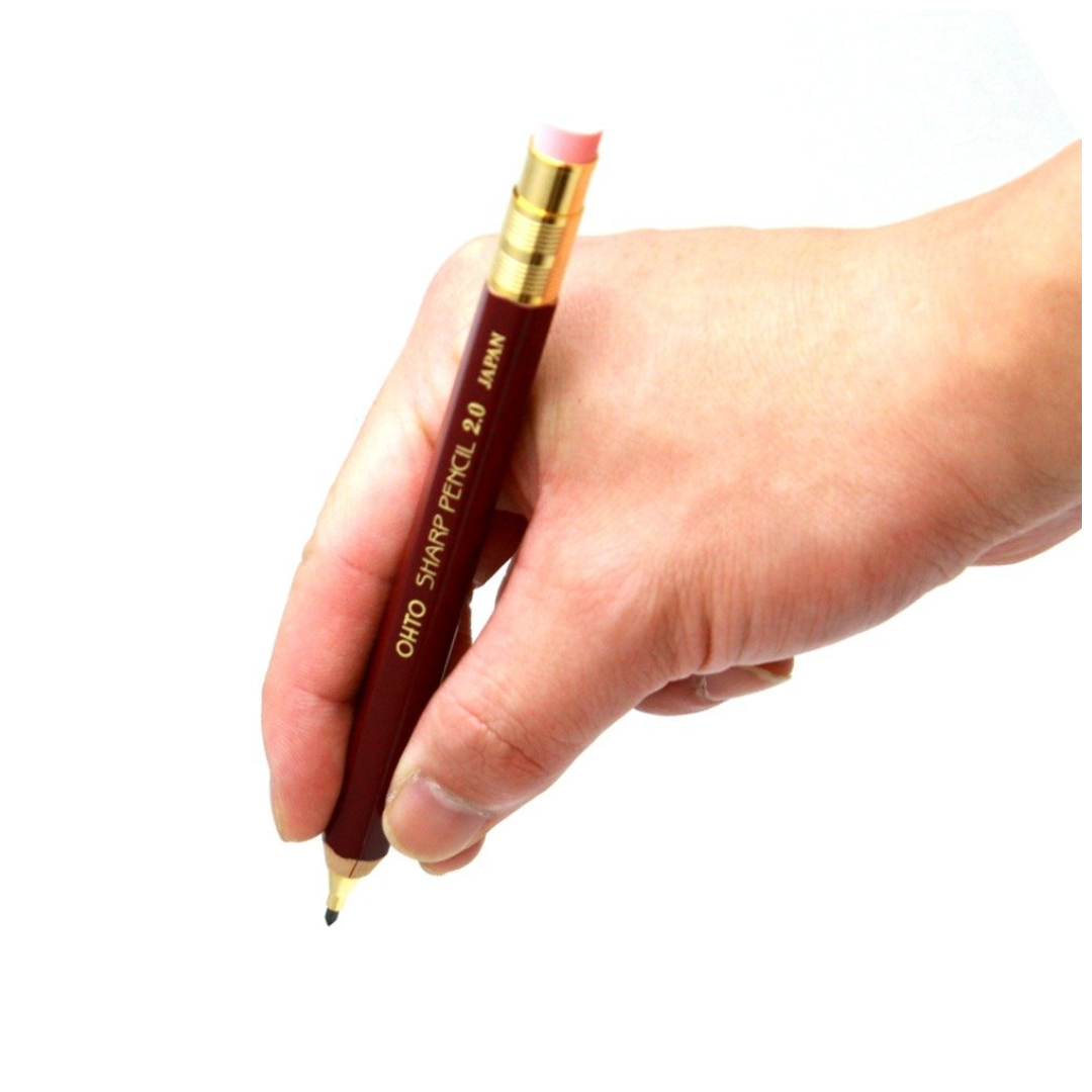 Ohto Sharp Mechanical Pencil 2.0mm - Burgundy