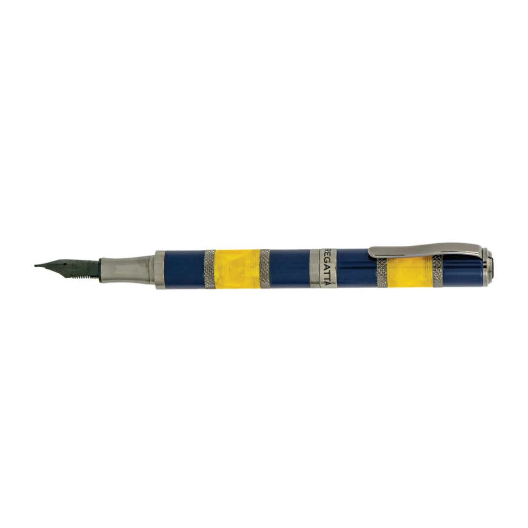 Monteverde Regatta Fountain Pen - Blue Yellow
