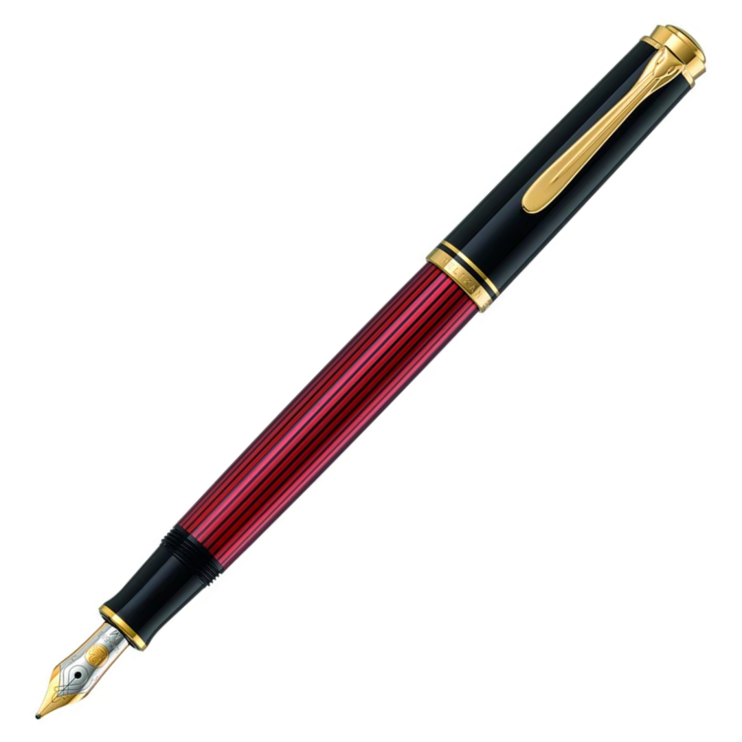 Pelikan Souveran M400 Black Red Fountain Pen