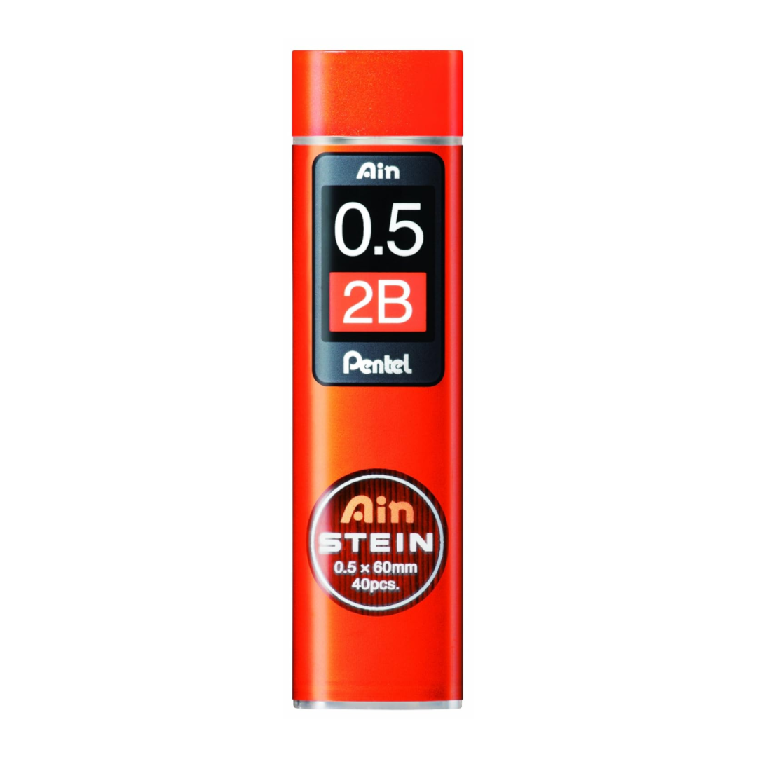 Pentel AIN Lead 0.5mm - 2B (40 leads)