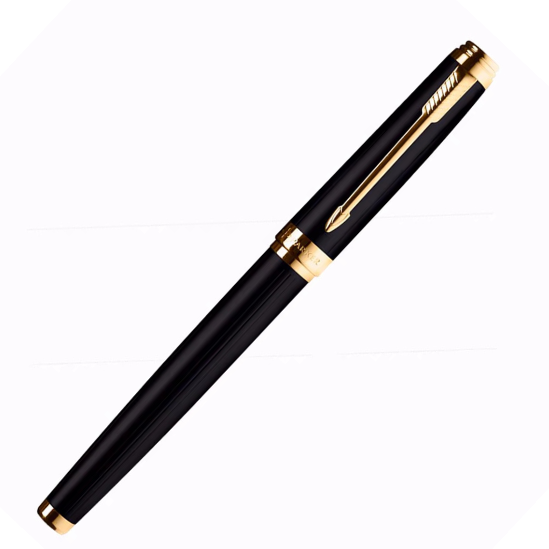 Parker Ambient Laque Black GT Roller Pen