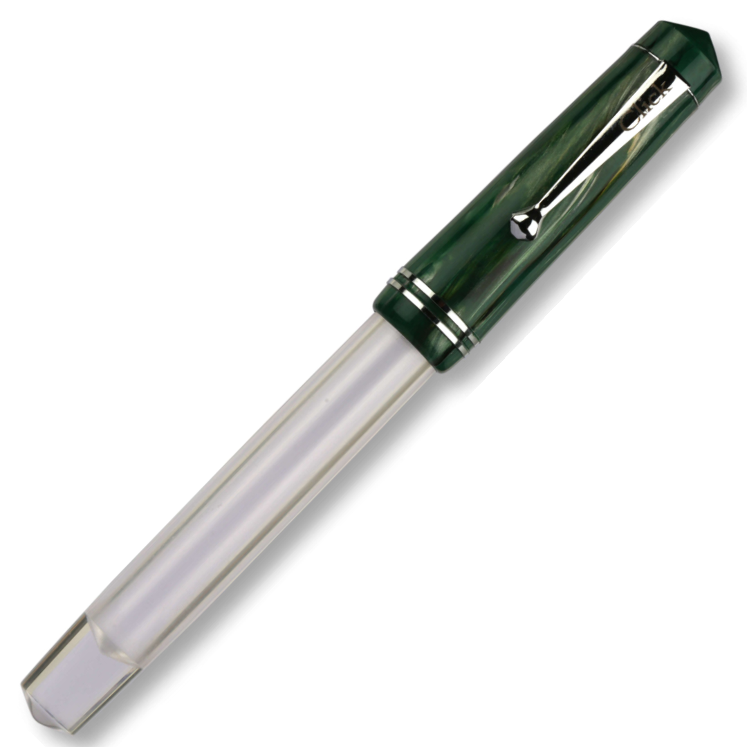 Click Aristocrat HT Fountain Pen Green Marble