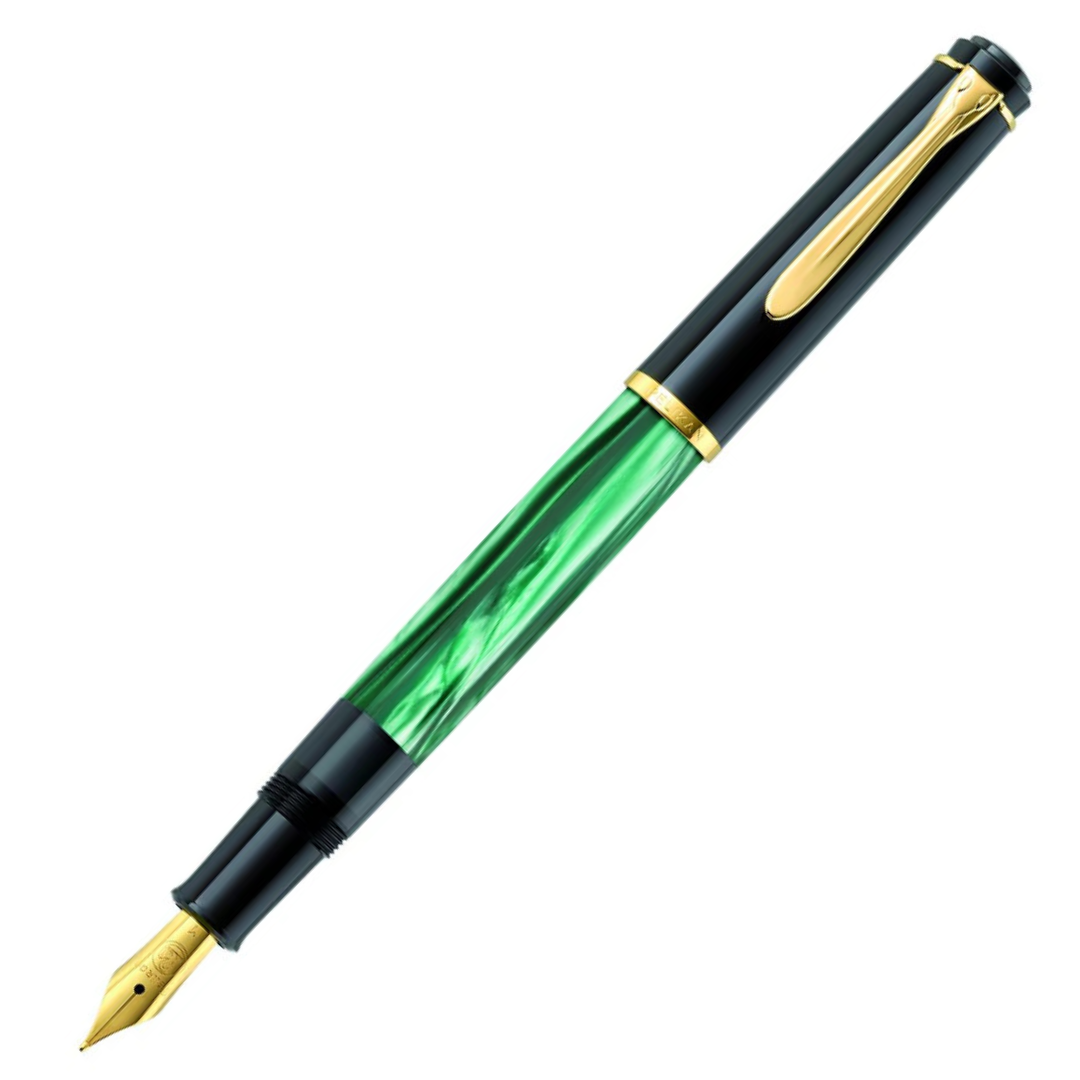 Pelikan Classic M200 Green Marbled Fountain Pen