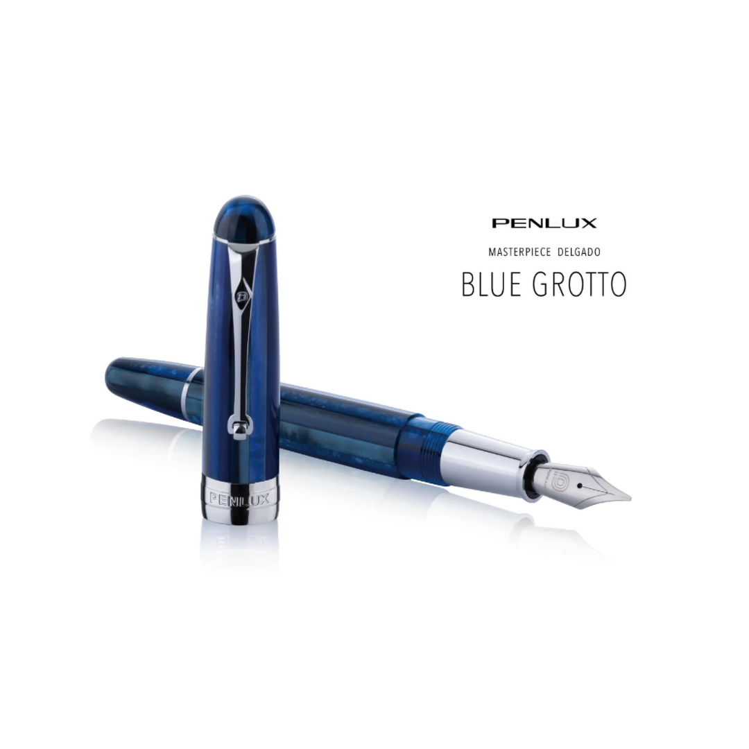 Penlux Delgado Blue Grotto Fountain Pen