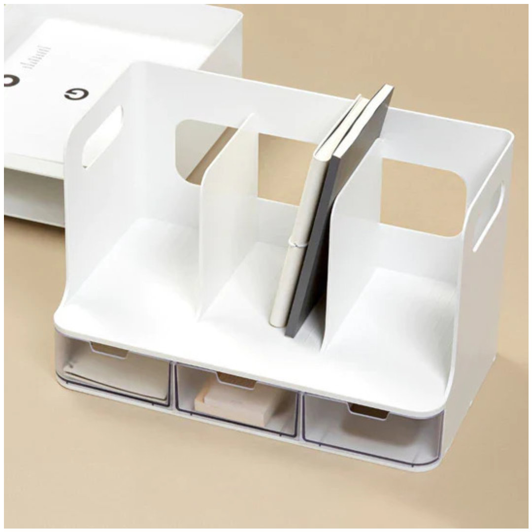 Litem Olio Rack - White with Transparent