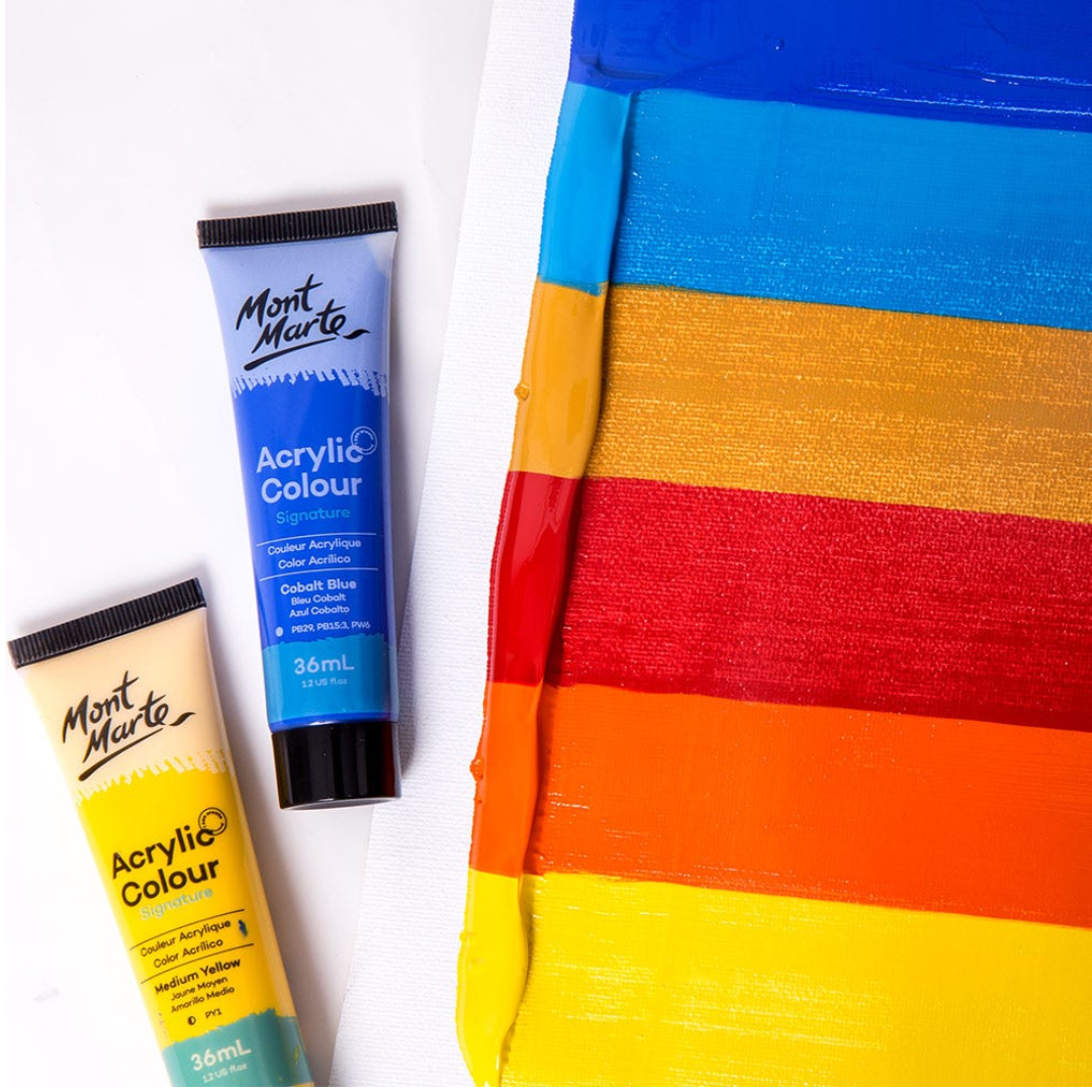 Mont Marte Acrylic Color 36 Shades Set (36ml each)