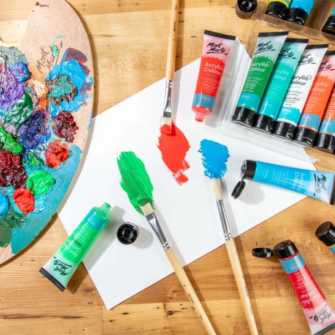 Mont Marte Acrylic Color 18 Shades Set (36ml each)