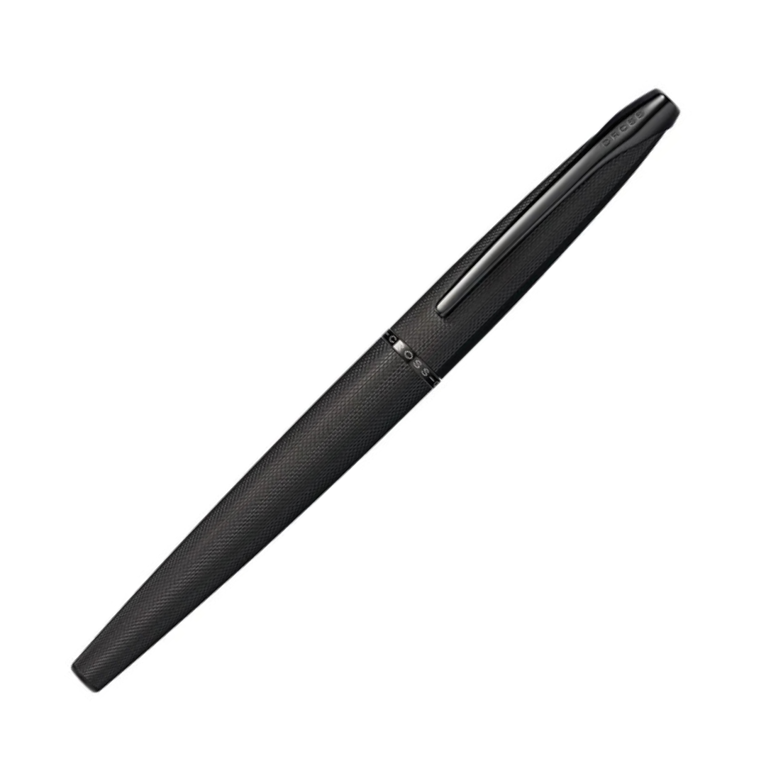 Cross ATX Brushed Black Fountain Pen - Medium Nib