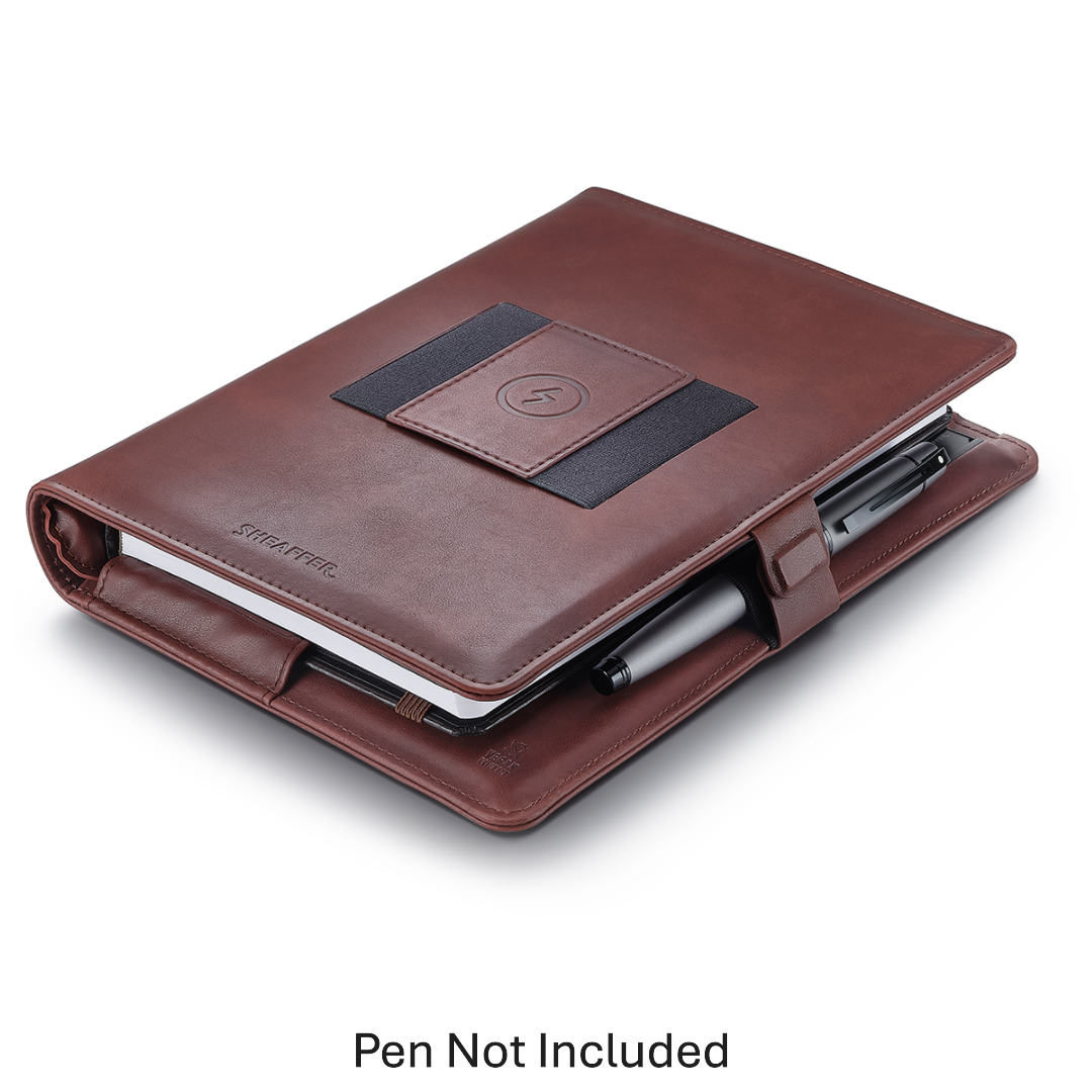 Sheaffer Superbook 1200mAh Powerbank Organizer - Brown (with pendrive)