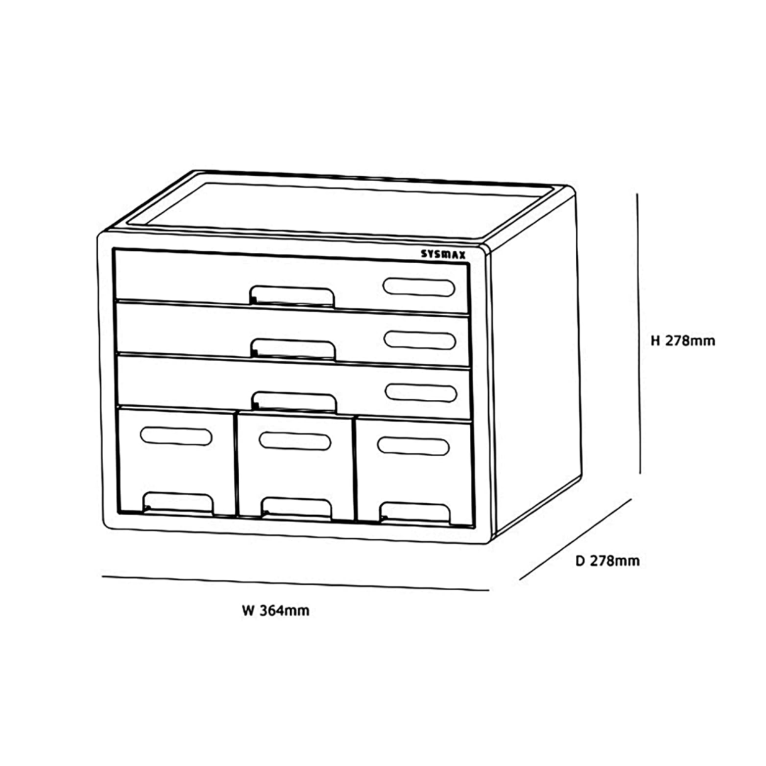 Litem Combo Cabinet - White