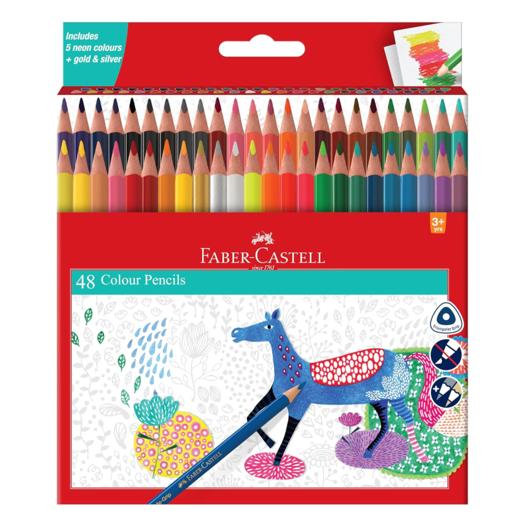 Faber Castell Color Pencils - 48 Shades Pack