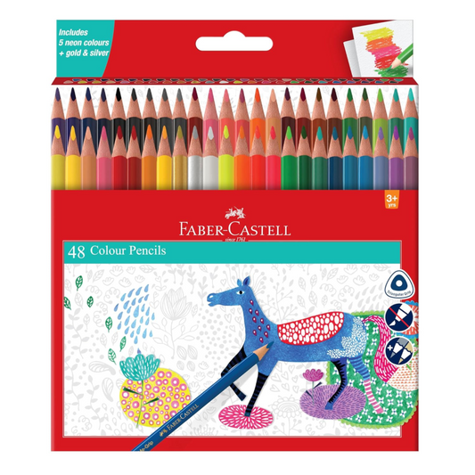 Faber Castell Color Pencils - 48 Shades Pack