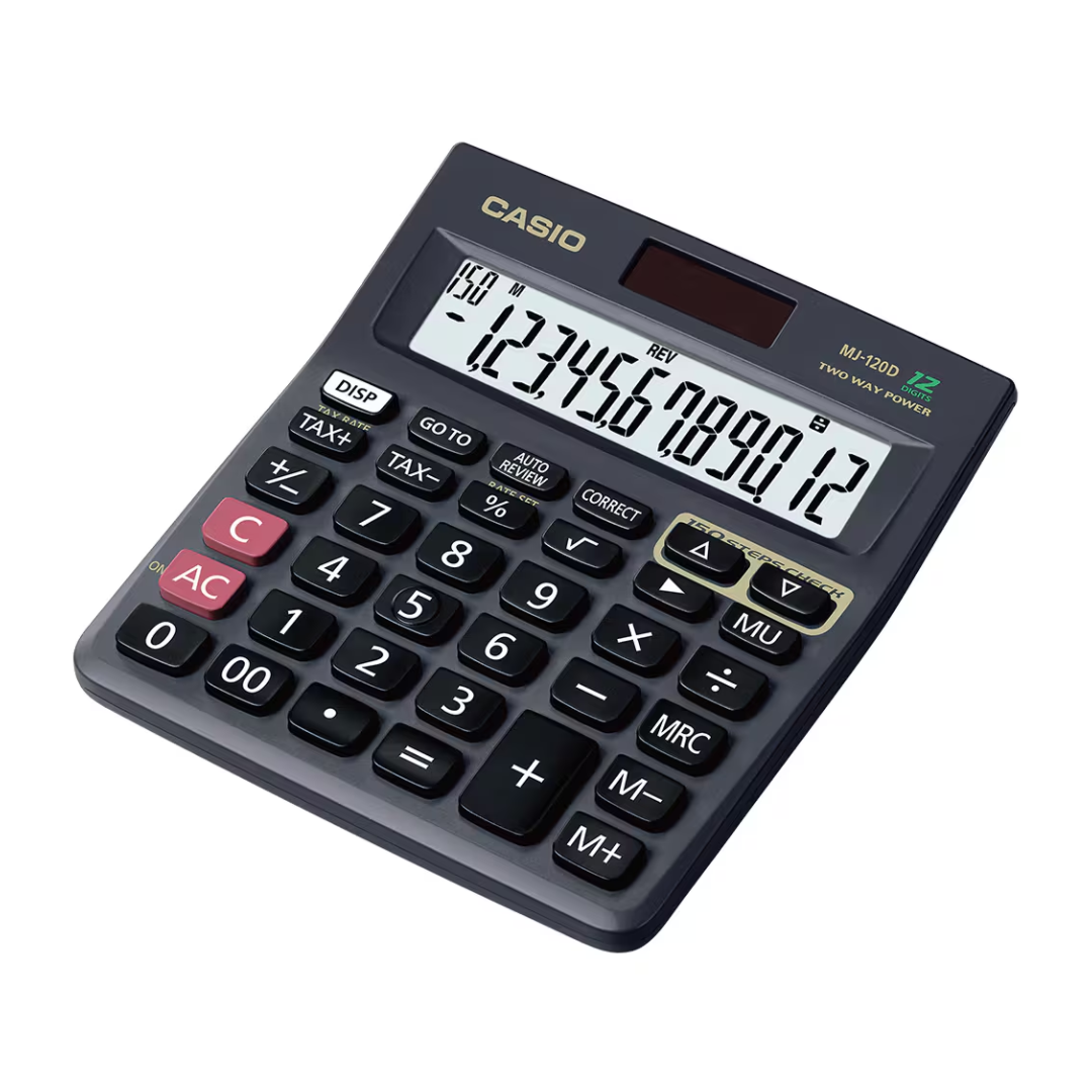 Casio Calculator MJ-120D (12 digits)