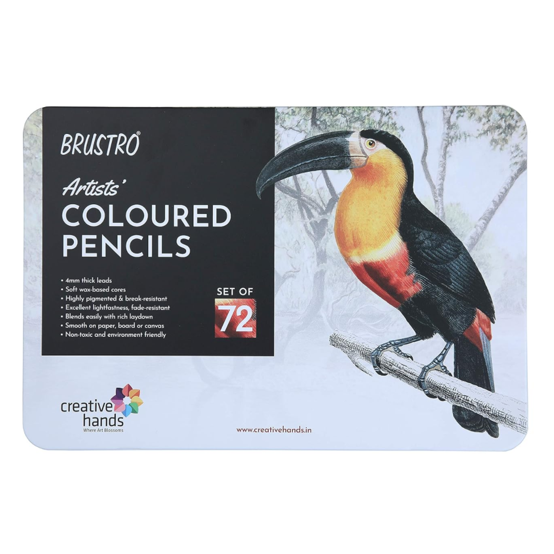 Brustro Coloured Pencils - 72 Shades Set