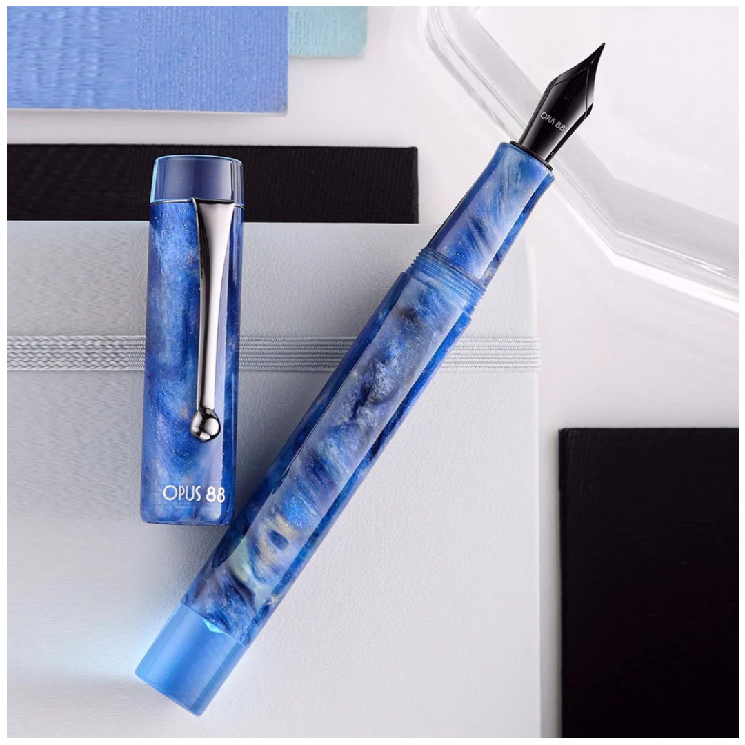 Opus 88 Demo Sapphire Fountain Pen