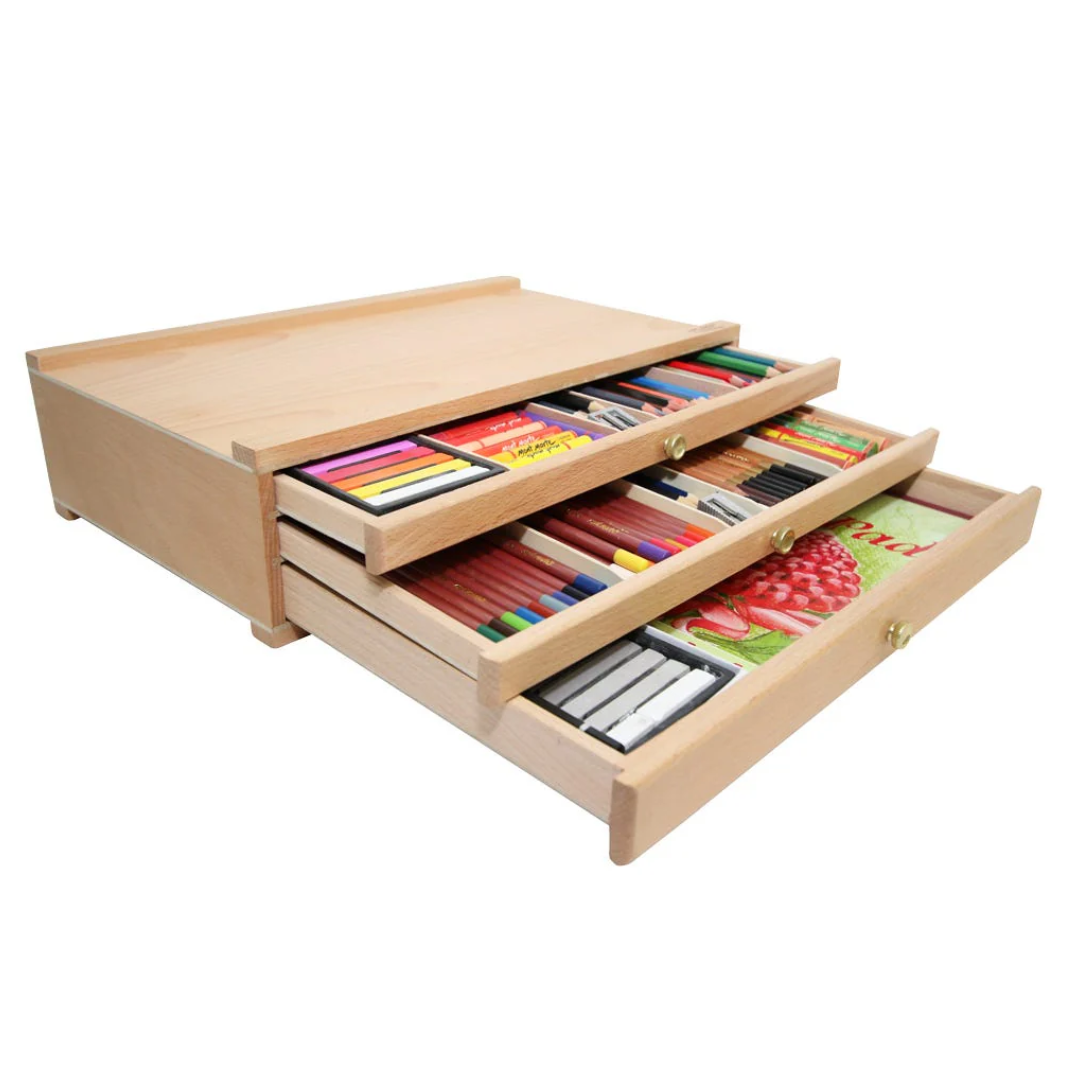 Mont Marte Pastel Box (Empty Wooden Box)