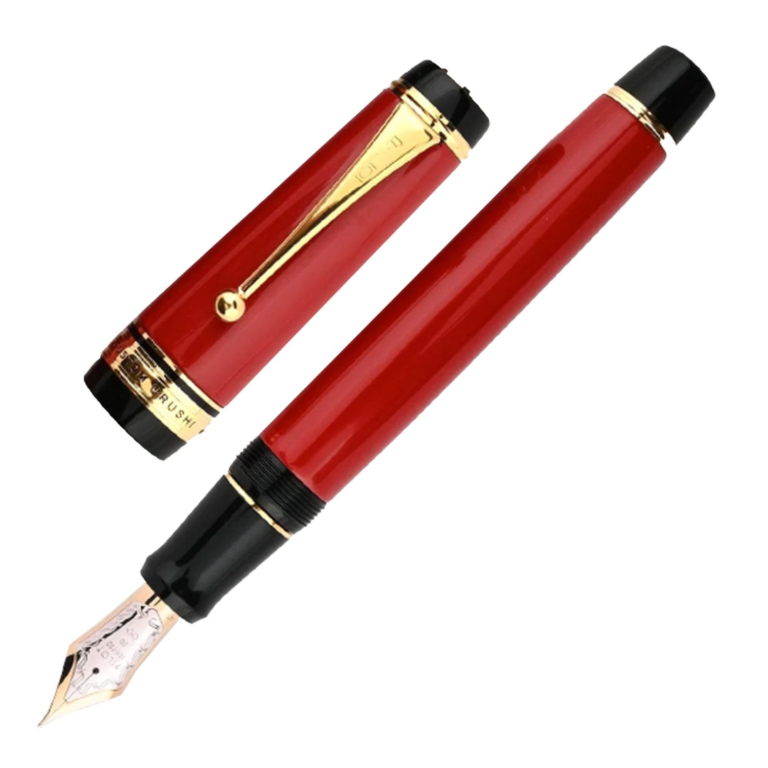 Pilot Custom Urushi Vermillion Red Fountain Pen