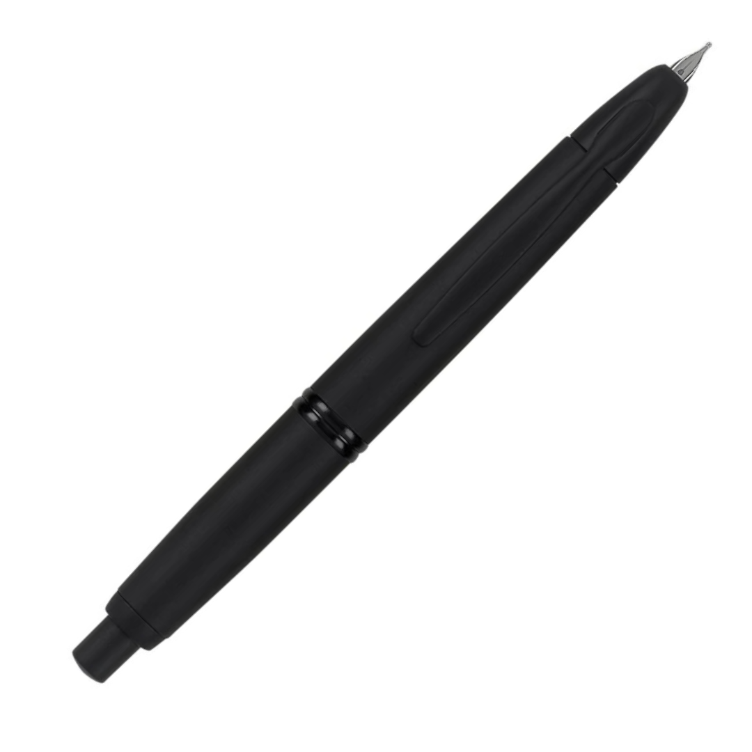 Pilot Capless Matt Black Fountain Pen (Vanishing Point)