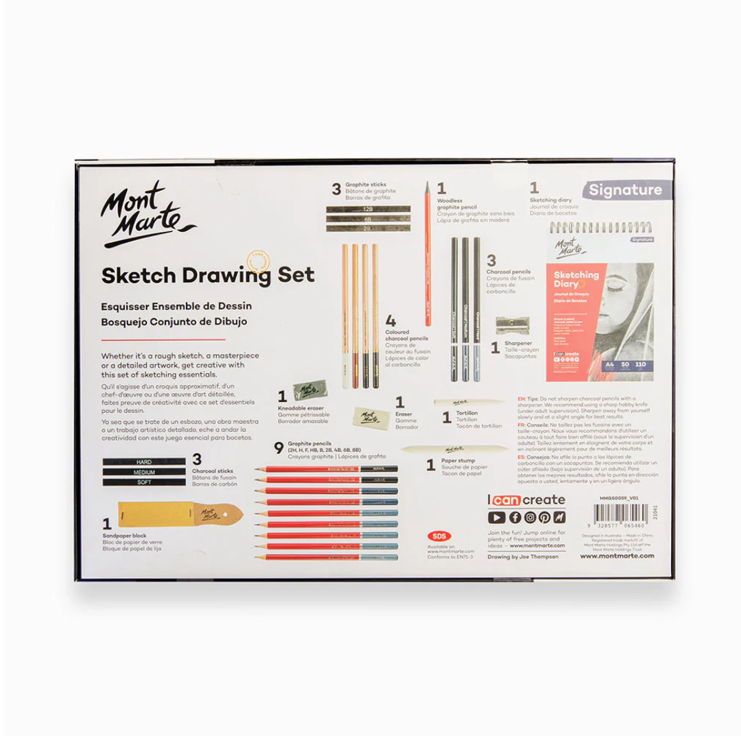 Mont Marte Sketch Drawing Set