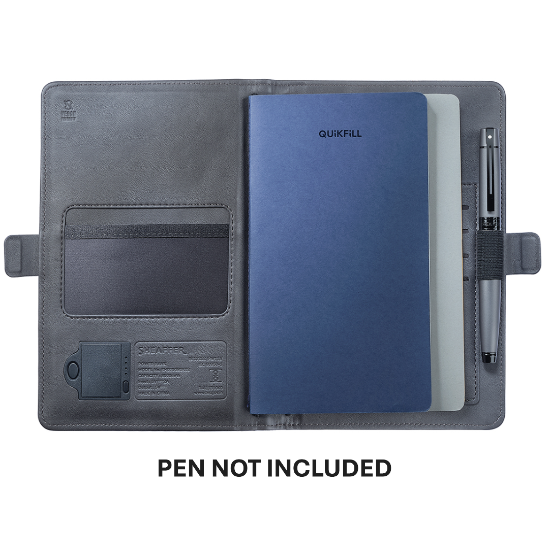 Sheaffer Superbook 8000mAh Power Bank Orangizer - Grey