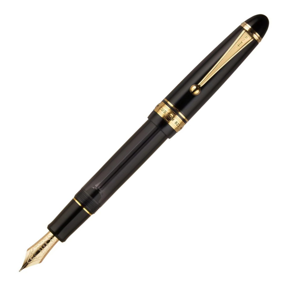 Pilot Custom 823 Smoke Gold Trim Fountain Pen (14K Gold Nib)