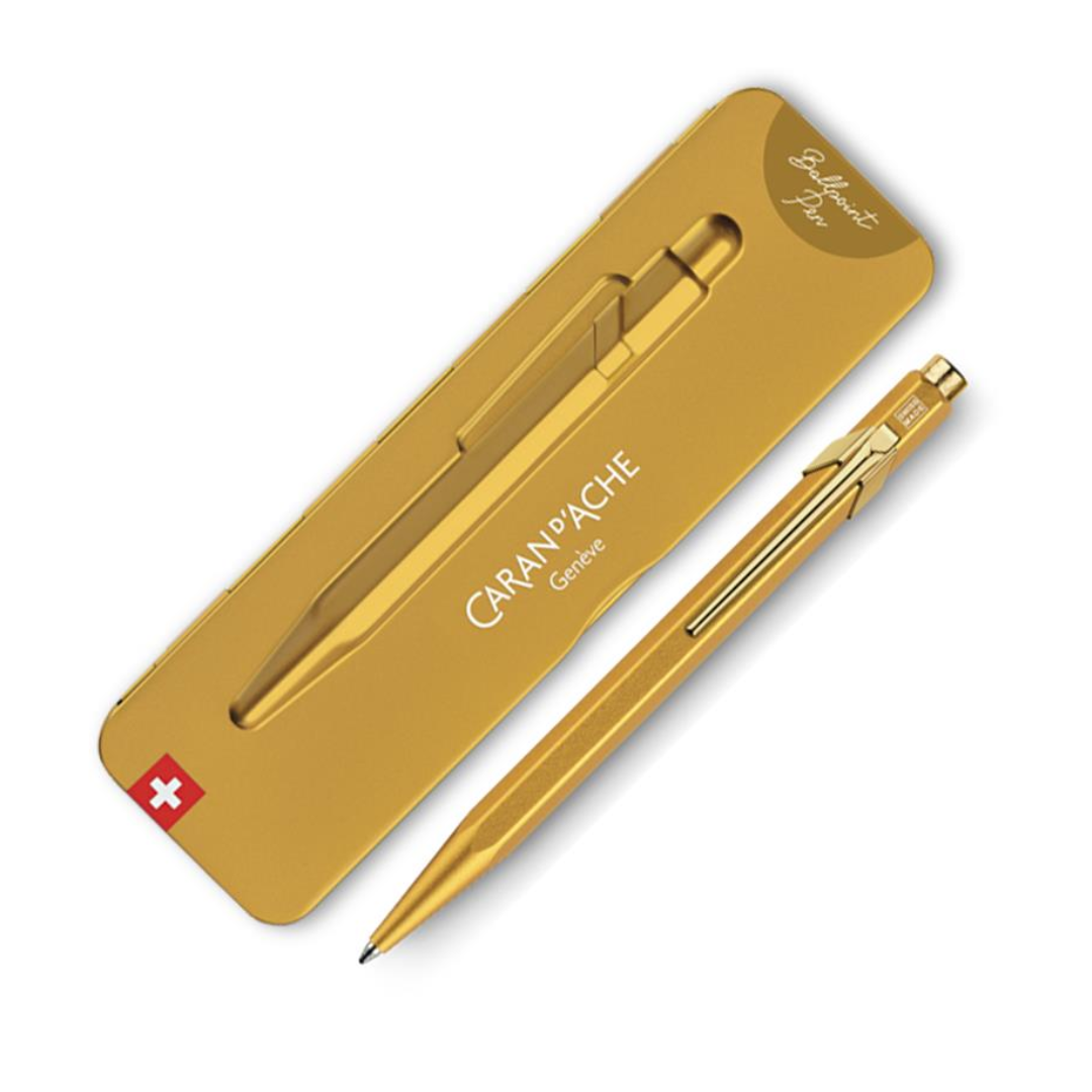 Caran D'Ache 849 Goldbar Ball Pen