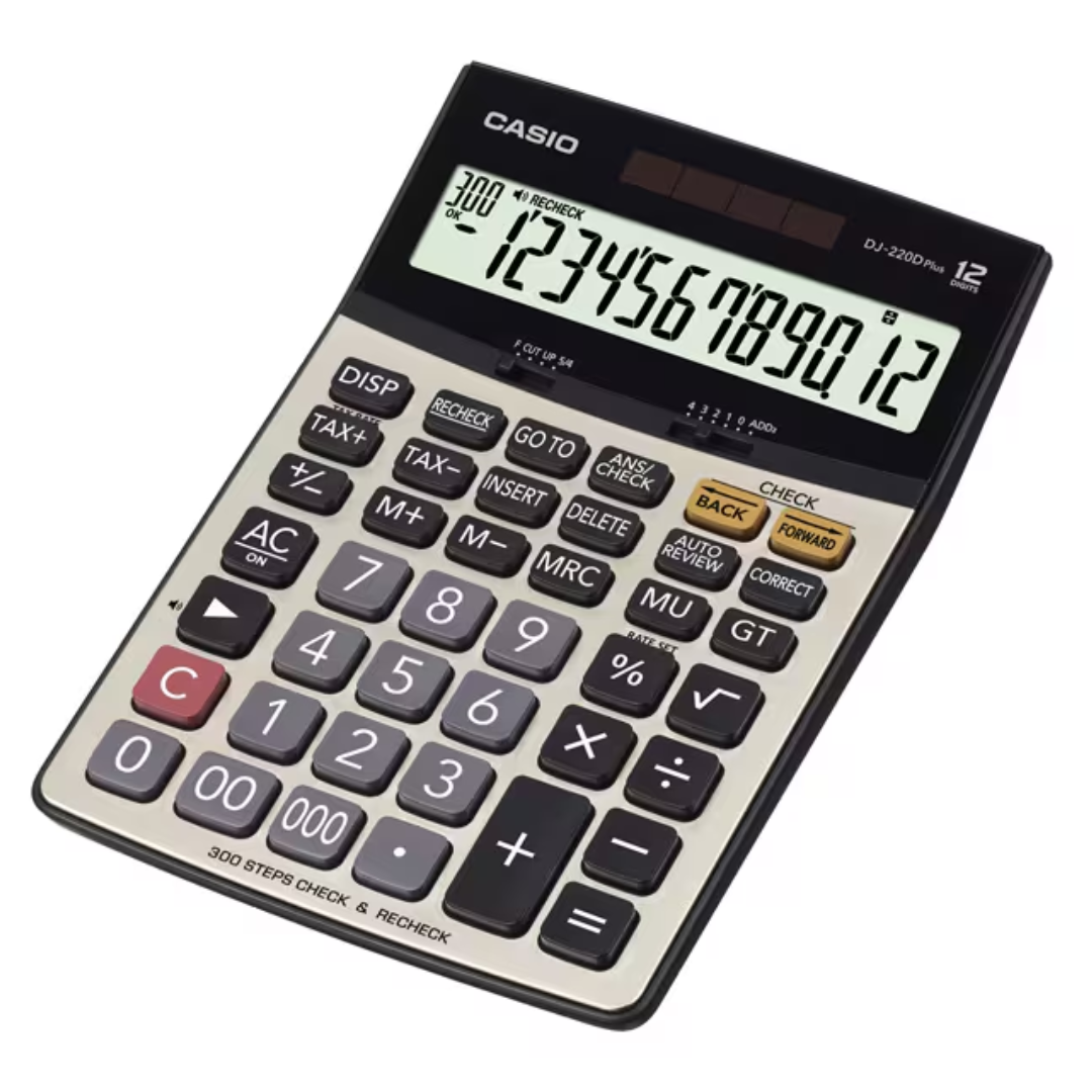 Casio Calculator DJ-220D Plus (12 digits)
