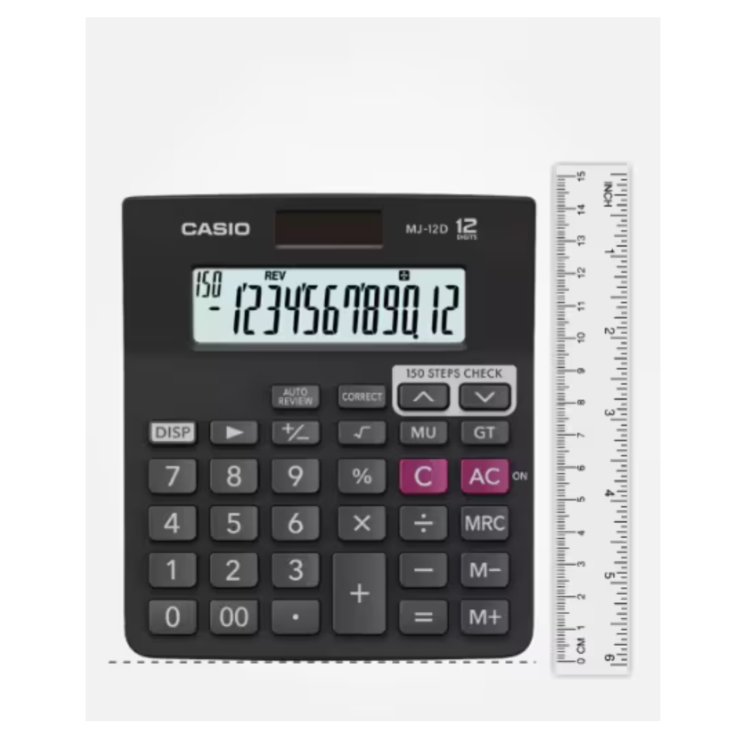 Casio Calculator MJ-12D (12 digits)