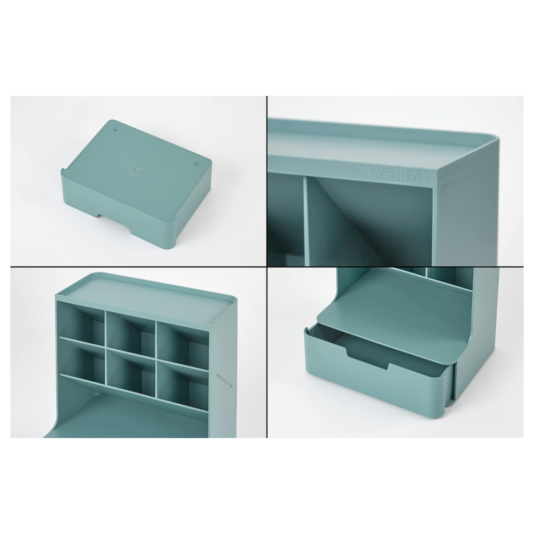 Litem Hive Desk Organizer - Cobalt Green