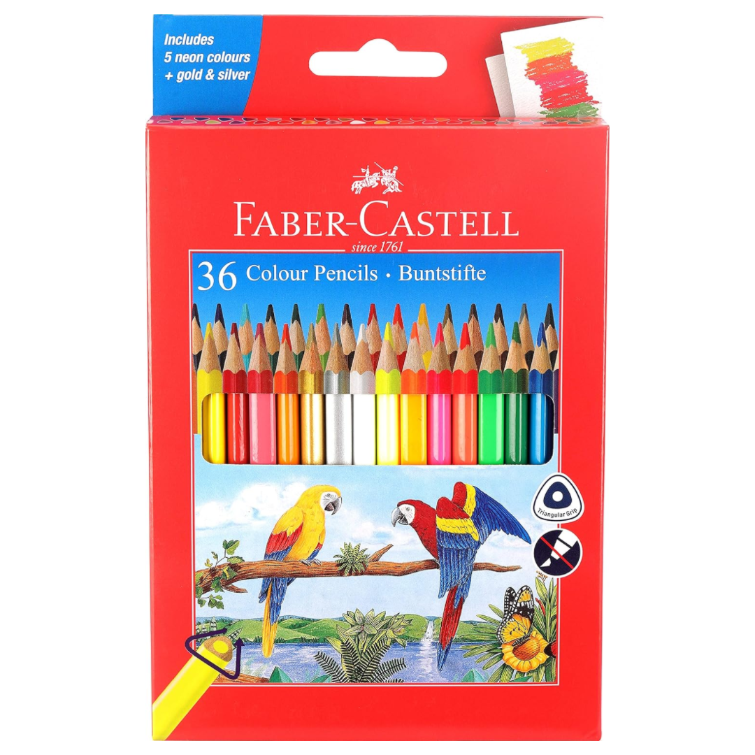 Faber Castell Color Pencils - 36 Shades Pack