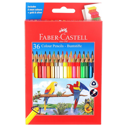 Faber Castell Color Pencils - 36 Shades Pack