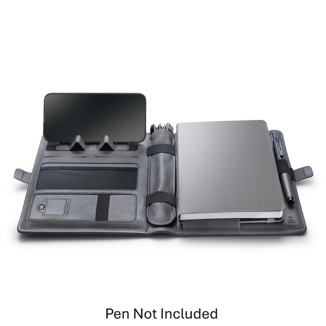 Sheaffer Superbook 1200mAh Powerbank Organizer - Grey (with pendrive)