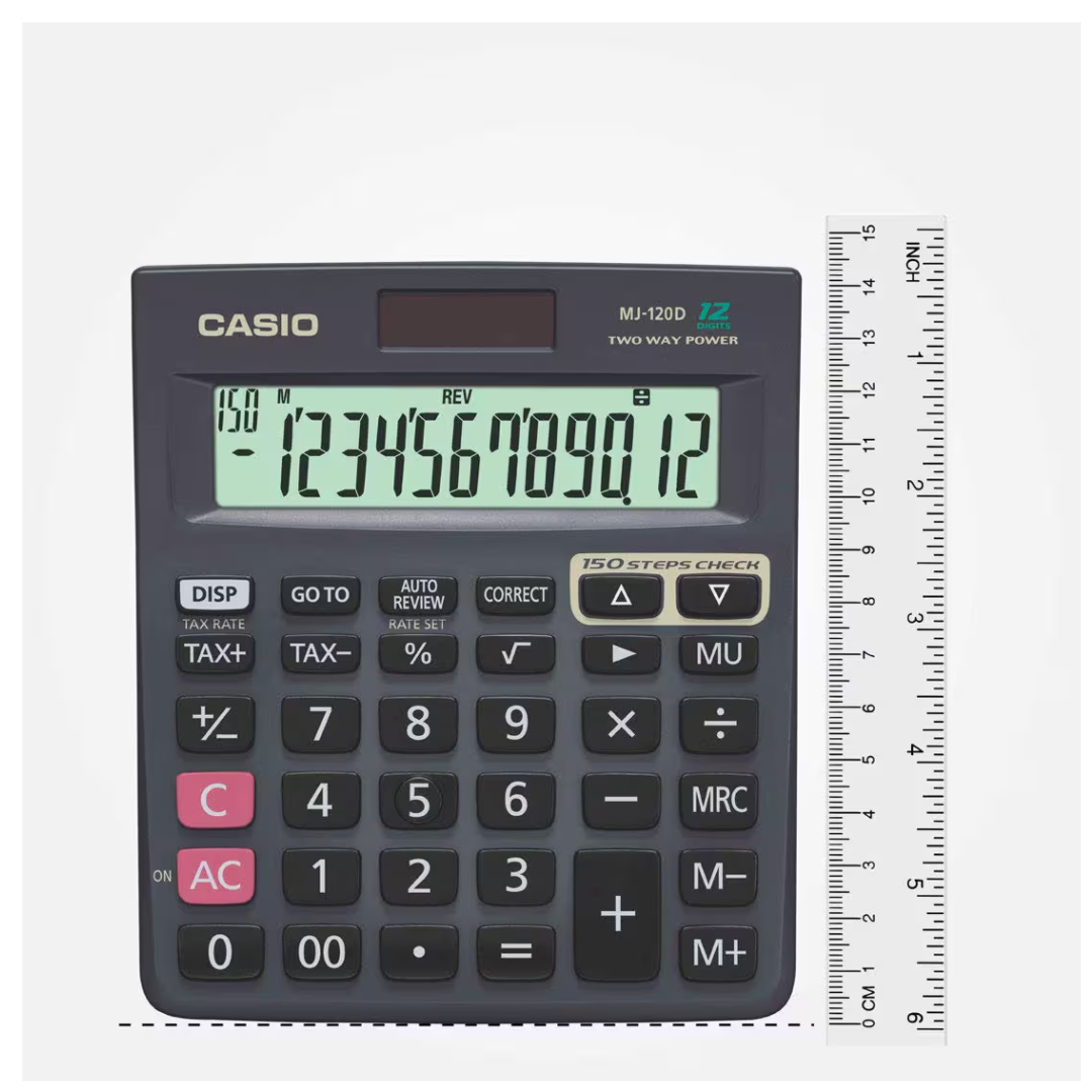 Casio Calculator MJ-120D (12 digits)