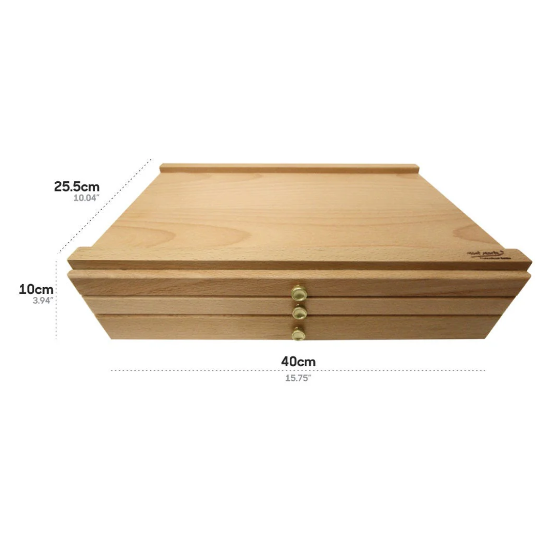 Mont Marte Pastel Box (Empty Wooden Box)