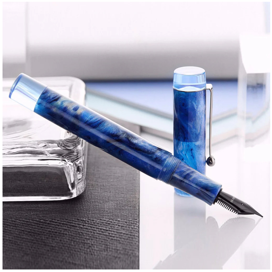 Opus 88 Demo Sapphire Fountain Pen