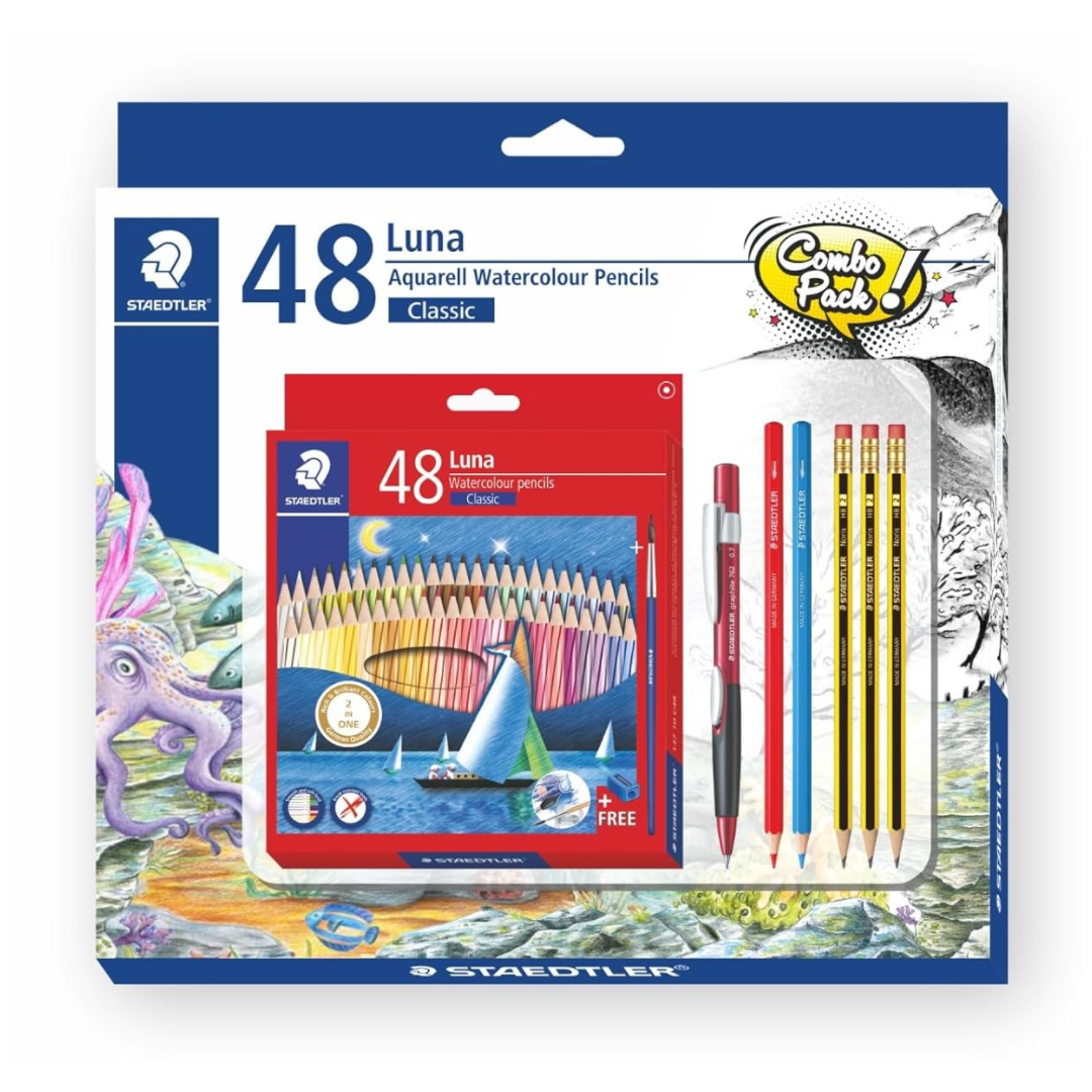 Staedtler Luna Watercolour Pencils - 48 Shades
