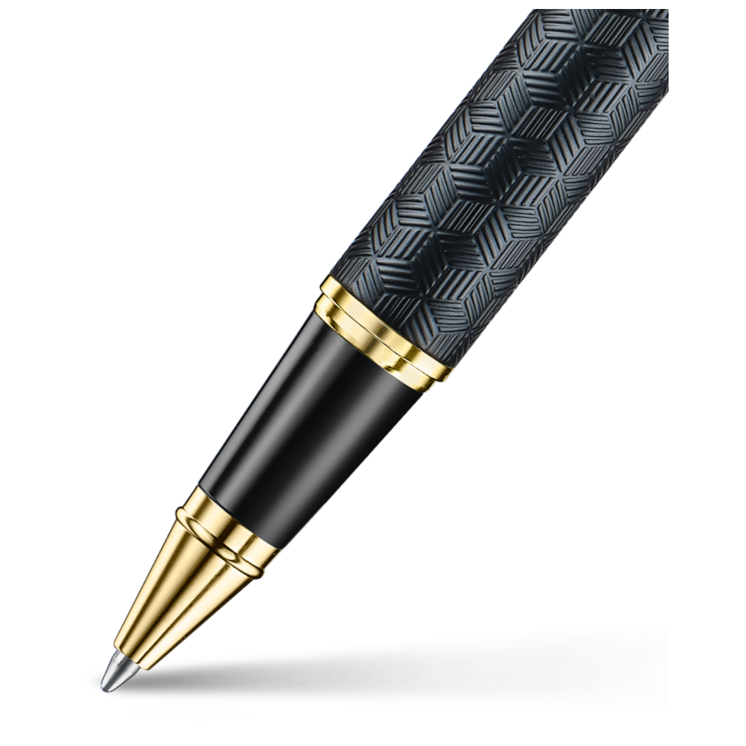 Sheaffer 300 Engraved Black Roller Pen