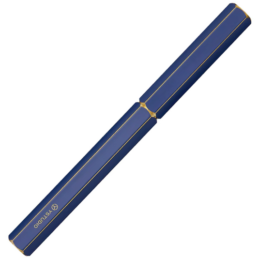 Ystudio Classic Revolve Blue Fountain Pen