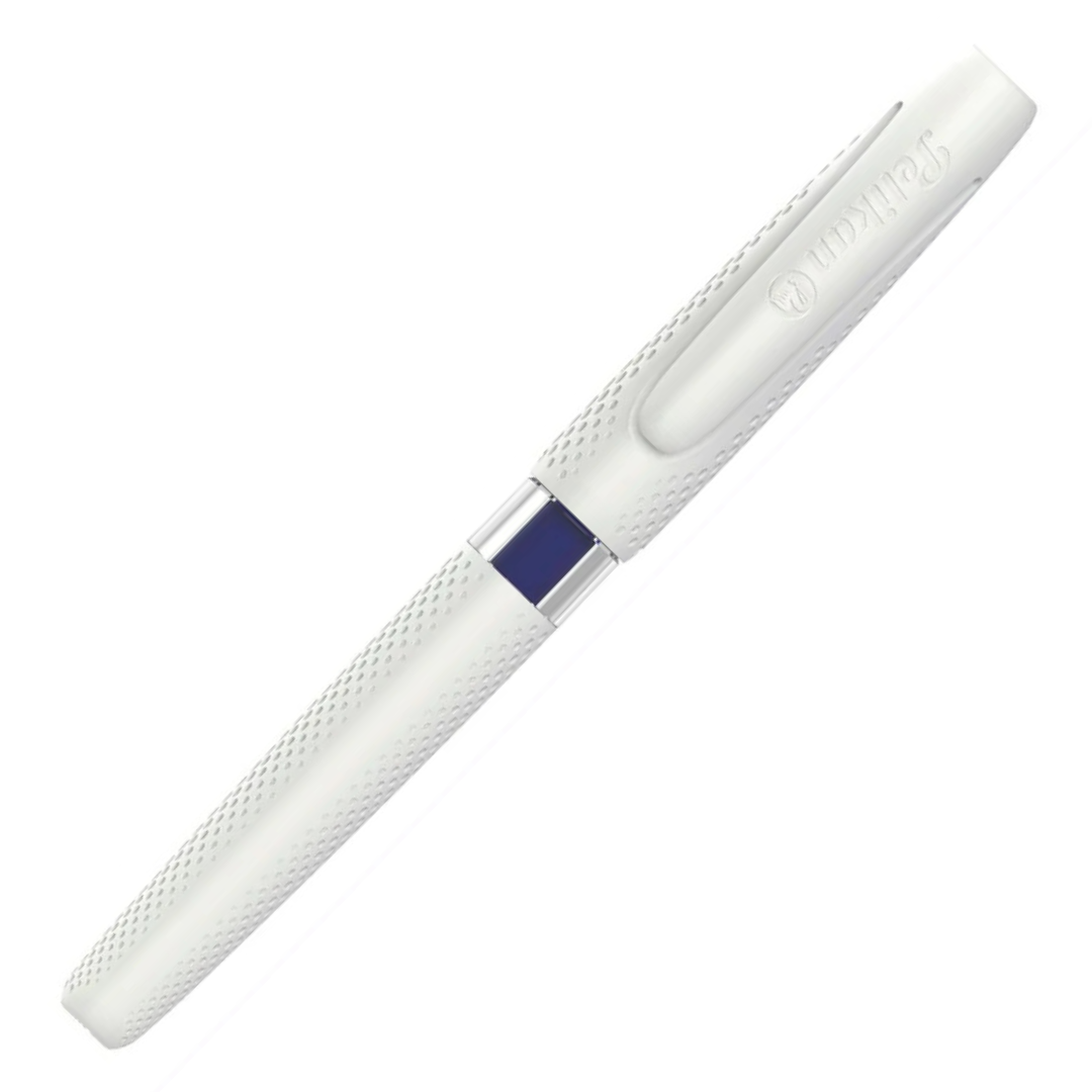 Pelikan ILO White Fountain Pen - Medium Nib