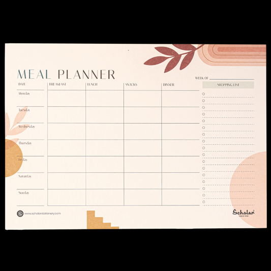 Scholar Meal Planner Horizontal