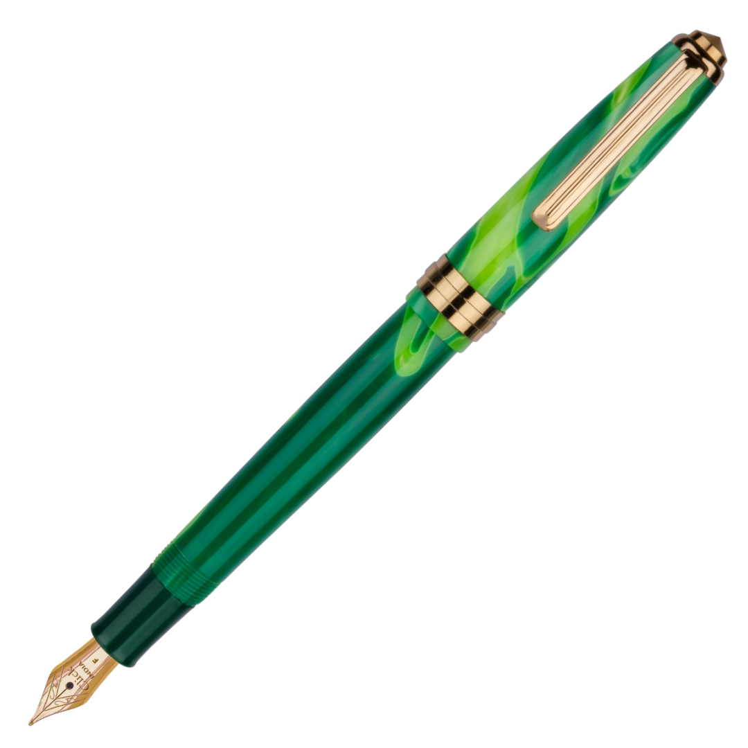 Click Falcon Acrylic GT Fountain Pen Green