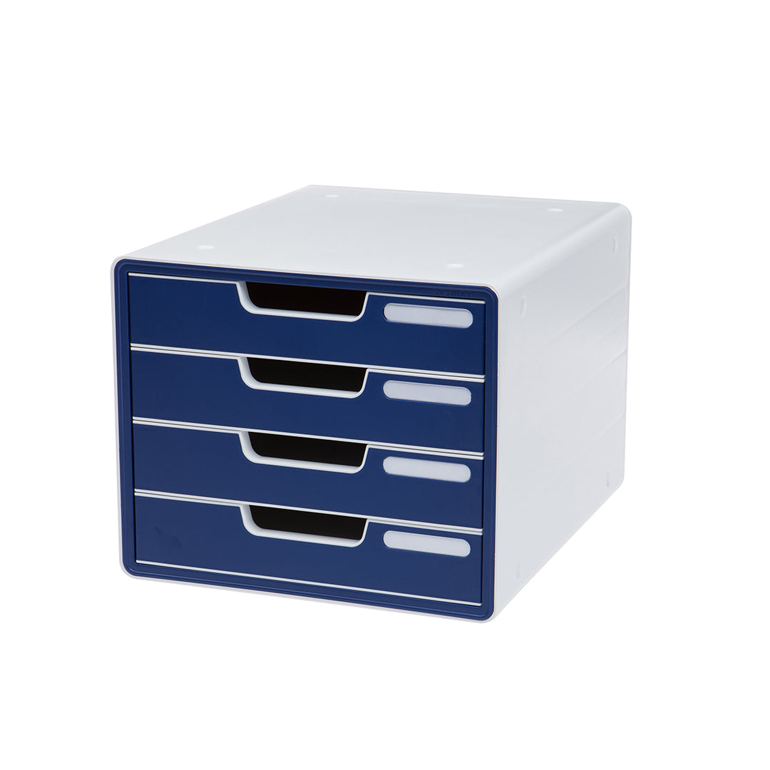 Sysmax | File Cabinet | 4 Drawers | Navy Blue|Deluxe Color | For Office School & Hospital