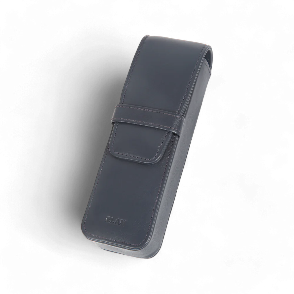 Elan 2 Pen Case Blue - Leather