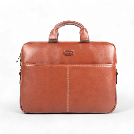 Elan Slim Laptop Bag - Tan (EFSLB-4191-TN)